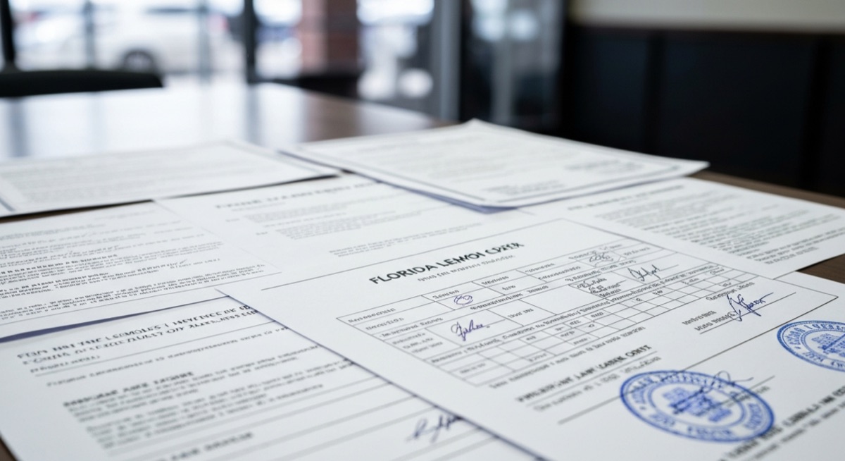 Lemon law Florida used car protection paperwork and repair order documents