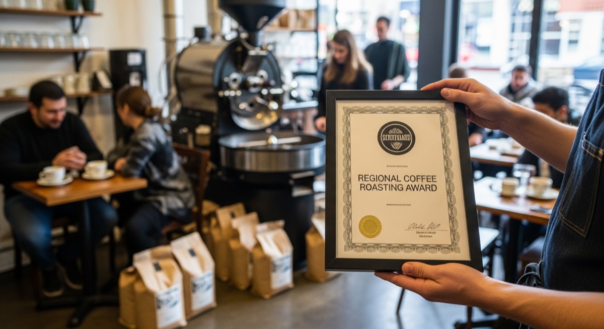 Local Coffee Roaster Wins a Regional Award