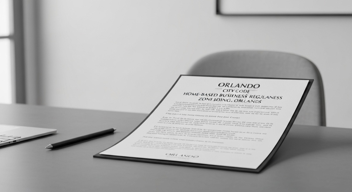 Home-based business compliance rules and zoning requirements for Orlando, Florida